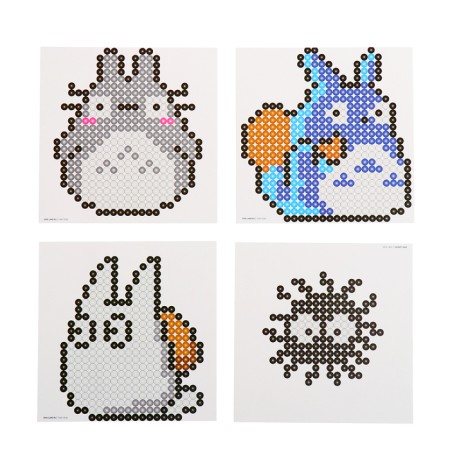 Aquamosaic "Totoro", more than 1,200 balls, 4 figures-2