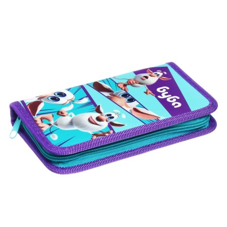 Penal 1 section 115 x 190 mm, Hatber "Buba", laminated cardboard, green/purple npn_43021-1