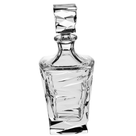 Set for whiskey zig zag,: 1 shtof 750 ml + 6 glasses, 300 ml-2