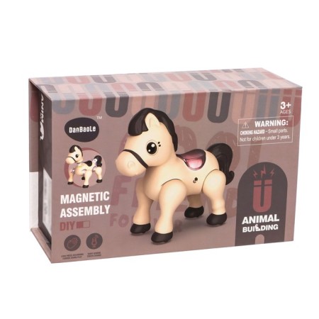 Designer magnetic "horse", 7 parts-3