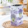 Bank with a lid for bulk products "Lavender 2", 2.7 l, 13.5 × 21.5 cm, lilac color