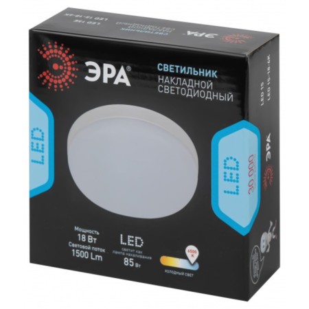 LED LED LED LED Round, 18W, 6500K-9