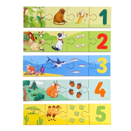 Puzzles "Account and logic for kids"-3
