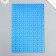 Foamiran hologram "Bright blue" 1.8 mm set of 5 sheets 20x30 cm