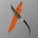 Knife Pchak Sharkhon - Chirchik, Saigak curved, Garda tin engraving. ShH-15 (11-12 cm)