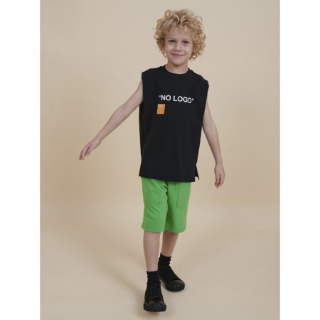 T -shirt for boys, height 128 cm, black color-15