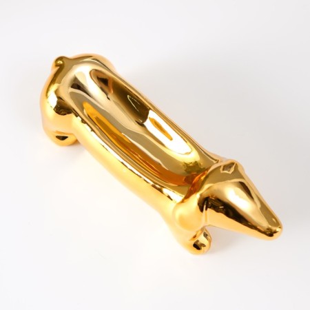 Souvenir ceramics stand for the Golden Dachshund Ring 4.5x15x5.5 cm-4