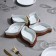 Menzhitsa "King", 5 pcs: 300 ml, wooden base, porcelain, Iran