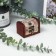 Casket wood chest "Blooming city" 6x8x5.5 cm
