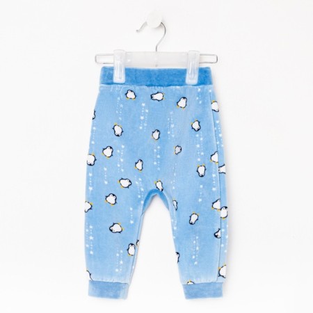 Pants are children, blue color, height 68 cm-1