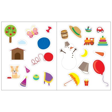 Stickers reusable "Big-small", 12 p.-2