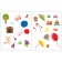 Stickers reusable "Big-small", 12 p.