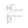 Bath mixer Rush Devon De7535-51, single-leaf, long spout, chrome
