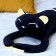 Soft toy-podushka "cat", 70 cm, black and yellow color