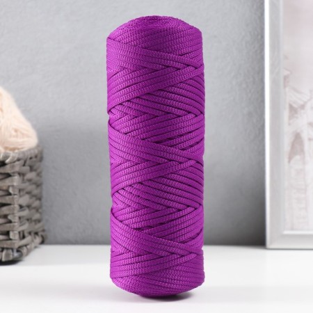 Knitting cord "Classic" 100% polyester 3mm 100m (215 T. Syrenne)