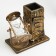 Sanding clock "Notes", souvenir, organizer for the office, 14.5 x 8 x 13 cm