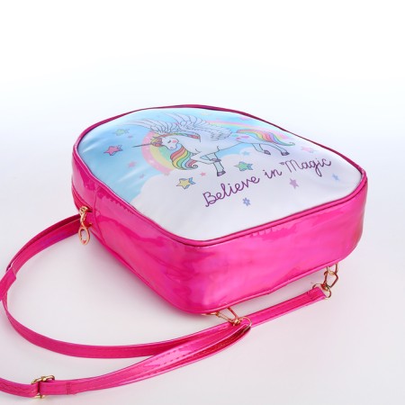 Backpack children Rusalka 20*8*23, lightning department, n/pocket, lilac-4