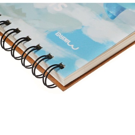 Sketchbook 21x29cm for pastel, 30 sheets, hard cover, density 130 gr, mix-5