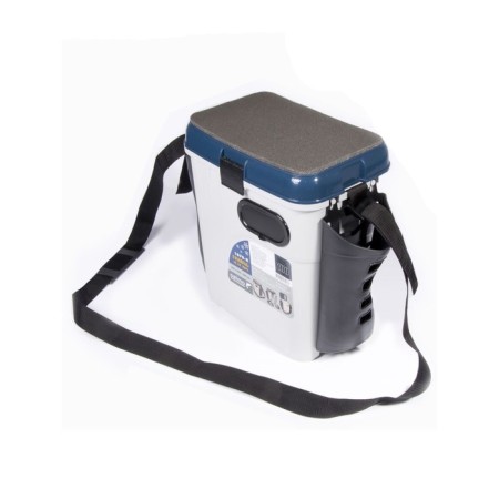 Box fishing winter Salmo 2 tier plastic, with pockets 33.5 x 23.5 x 39 cm