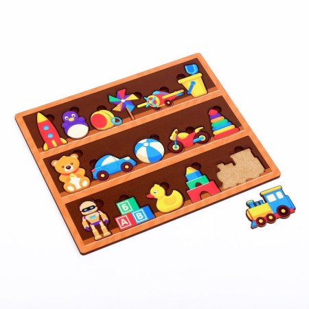 Сортер «Игрушки на полках»-1