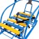 Folding sleds nikki 3, blue color