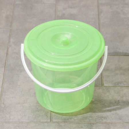 A bucket with a lid "hostess", 5 l, color mix-4