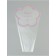 Package Flower cone, "Happiness", lilac, 24x9x44cm ± 1cm