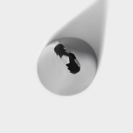 Confectionery nozzle, d = 2.6 cm, output 1.7 cm, stainless steel-2