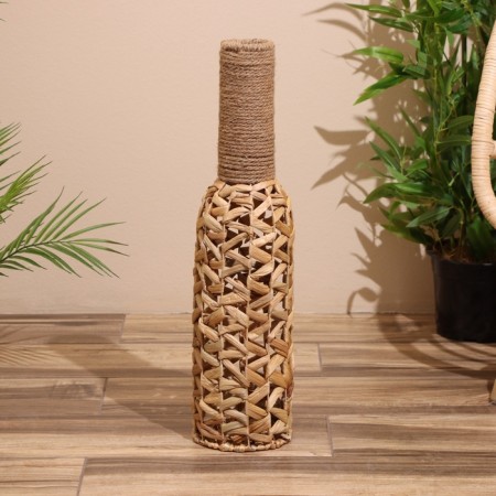 Vase wicker, floor 14x14x60 cm