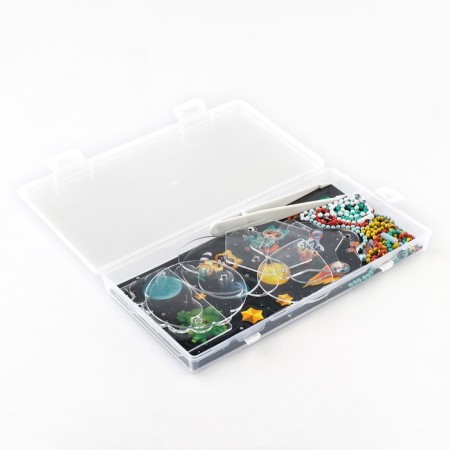 Set for creating acrylic key cards with stickers "for a boy"-5