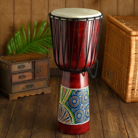 Souvenir musical instrument drum jambe "Color" 50x23x23 cm mix