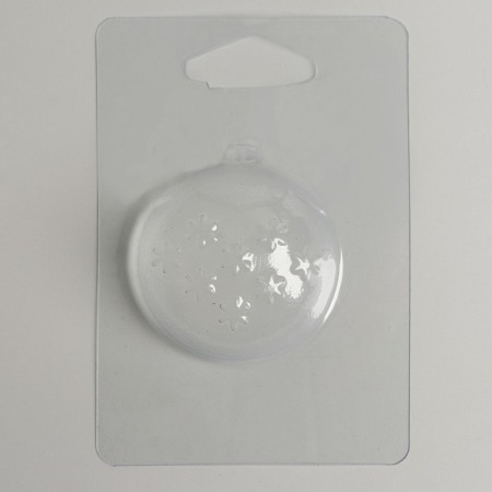 Plastic form for soap "New Year! Christmas ball "5.8 × 6 cm-1