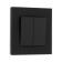 Sining Tot Matte Glass, 10 a, 2 cl., Hidden, glass, black