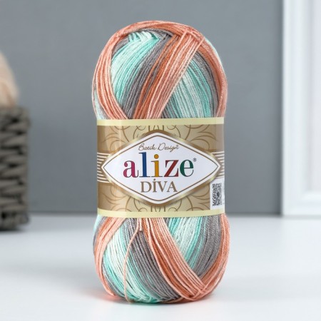 Yarn "Diva Batik" 100% microfiber 350m/100g (5550)