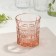 Low glass glass "Dallas", 300 ml, pink color