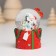 Souvenir Polystone Water Ball Light "Santa Claus. Gift" MIX 4.5x4.5x7.5 cm
