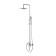 The shower system Milardo Stripe Stersb1fm06, tropical shower, shower set, brass, chrome