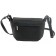 Female bag, artificial leather, black 22x10x18 cm