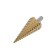 Drill step tundra, HSS, tin, trihedral shank, 4 - 32 mm