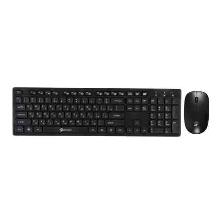 Keyboard + Mouse Rick 240m Claw: Black Mouse: Black USB Wireless Slim Multimedia (1091 103388