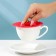 Silicone lid Silicone Dolyana "Cherry", D = 11 cm, red color