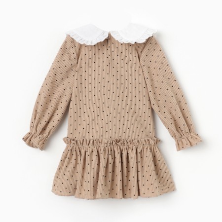 Dress crumb I am "polka dots", height 74-80, beige-4