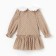 Dress crumb I am "polka dots", height 74-80, beige