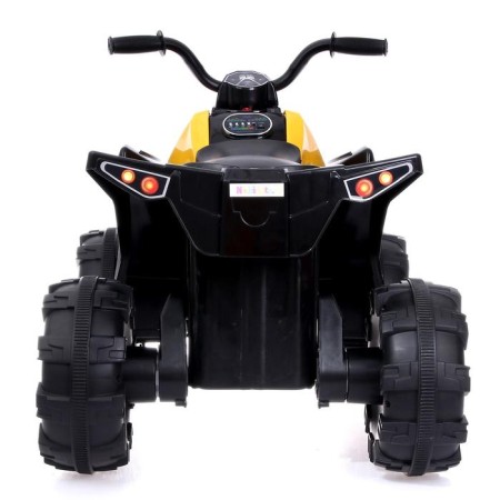 Electric car "ATV", 2 engines, yellow color-4