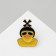 Icon "duck" cool, color in gold