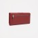 Women's wallet on magnets, red color