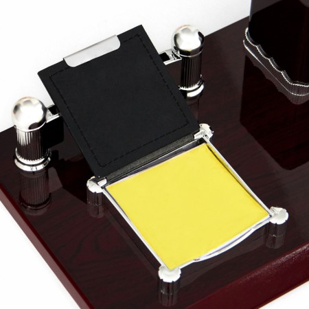 Table set 4V1 with a business card holder, red tree-3