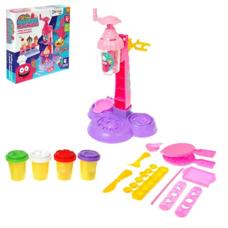 Set for playing with plasticine "Factory of ice cream"