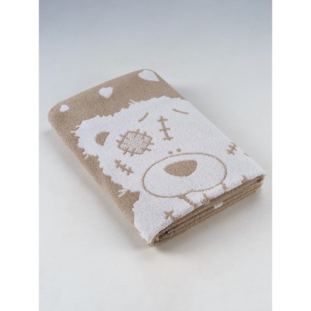 Tensor Guten Morgen Bear, 450 g, size 70x130 cm, beige color-1