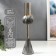 Summary Metal for 1 candle "Gray marble" 25x8x8 cm